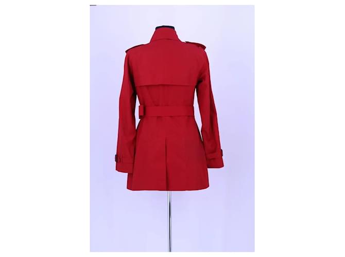 Burberry Gabardina de algodón roja - vista 4