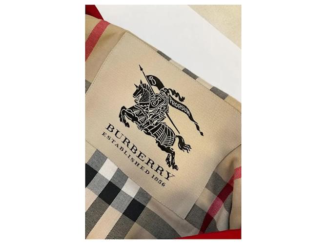 Burberry Gabardina de algodón roja - vista 5