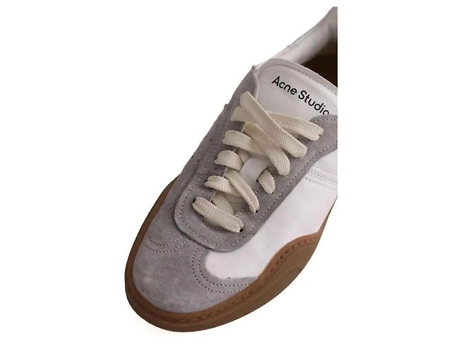Acne Studios sneakers ecru leather Cream - view 5