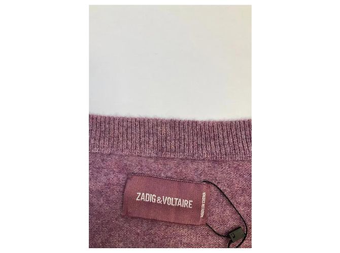 Zadig & Voltaire Jersey de cachemir morado Púrpura - vista 5