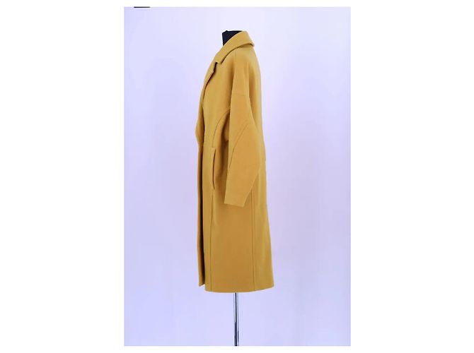 Abrigo de lana amarillo Pinko - vista 3