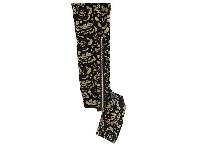 Louis Vuitton Goldene Leggings - Ansicht 3