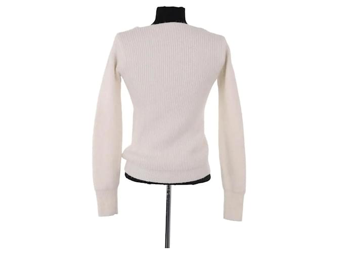 Jacquemus Strickjacke aus Wolle weiß - Ansicht 4
