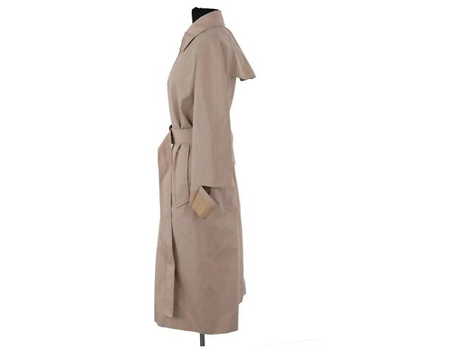 Trench in cotone beige Sandro - vista 4