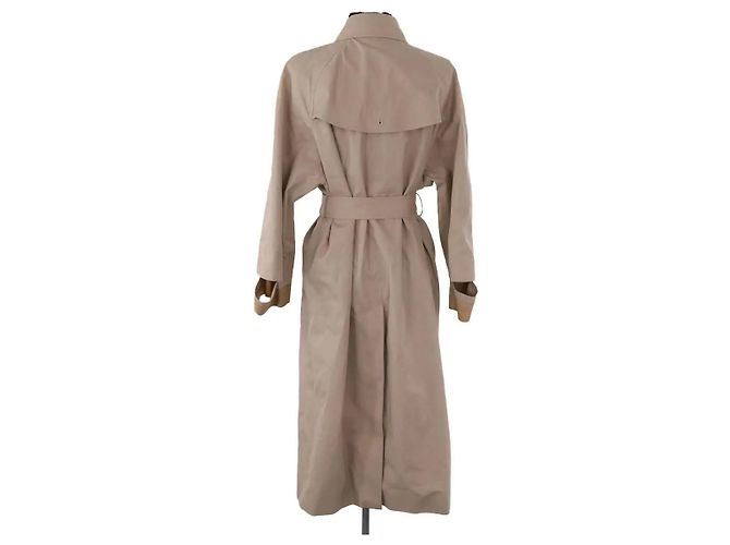 Trench in cotone beige Sandro - vista 6
