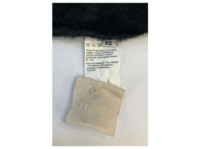 Abrigo negro Pinko XS - vista 6