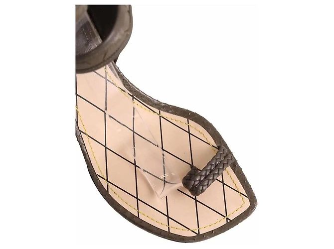 Louis Vuitton Sandali kaki Cachi - vista 4