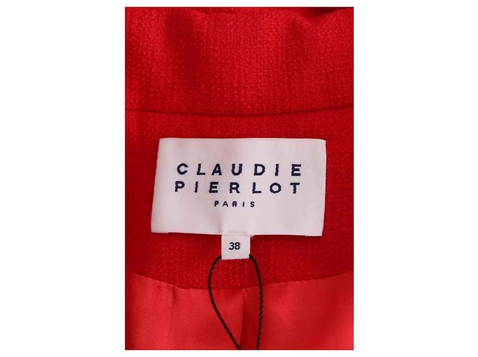 Abrigo de algodón rojo Claudie Pierlot Roja - vista 5