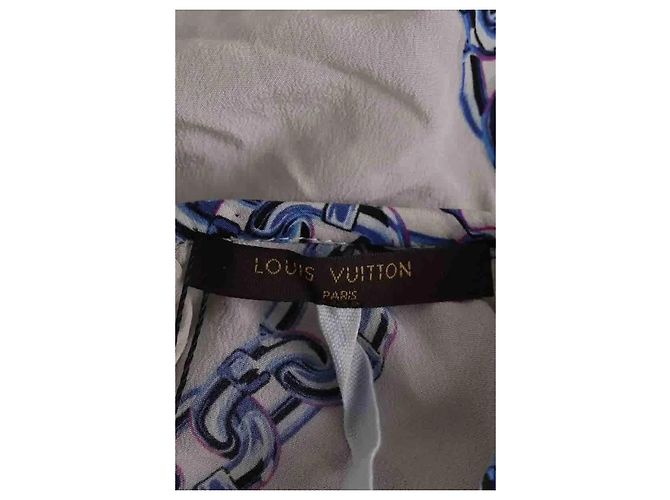 Camicetta Louis Vuitton in seta grigia XS Grigio - vista 5