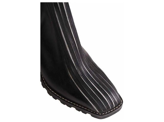 Louis Vuitton Lederstiefel Schwarz Größe 40 - Ansicht 4