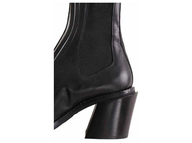 Louis Vuitton Lederstiefel Schwarz Größe 40 - Ansicht 5