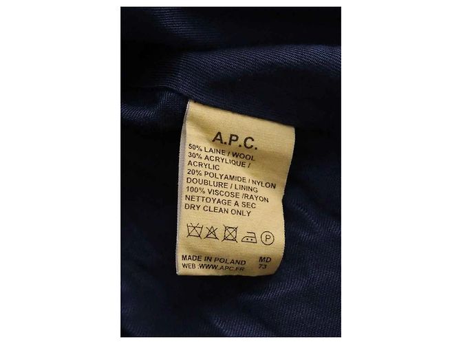 Poncho de lana rojo Apc Roja - vista 7