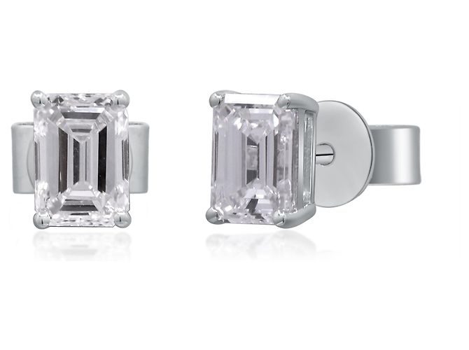 Autre Marque Orecchini in Diamante Lab-Grown White Gold 1.03 ctw - vista 2