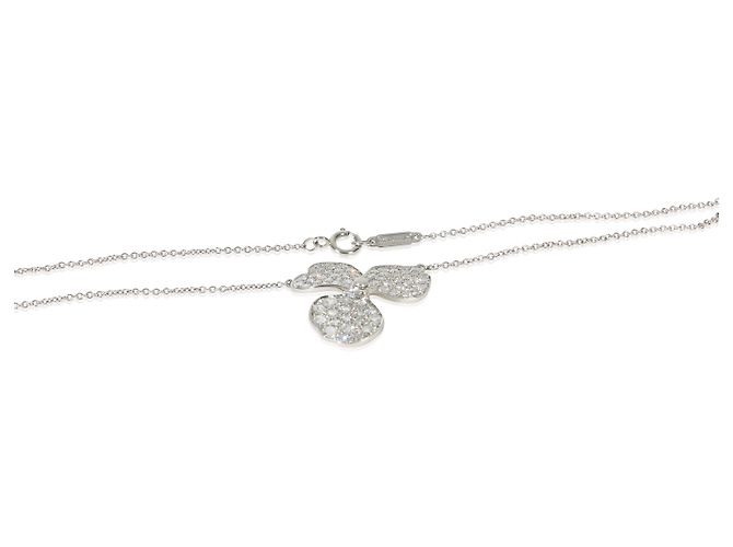 Pendente Large Paper Flowers in platino e diamante Tiffany & Co. - vista 2