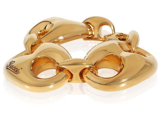 Bracciale a maglie Mariners placcato oro Gucci - vista 2
