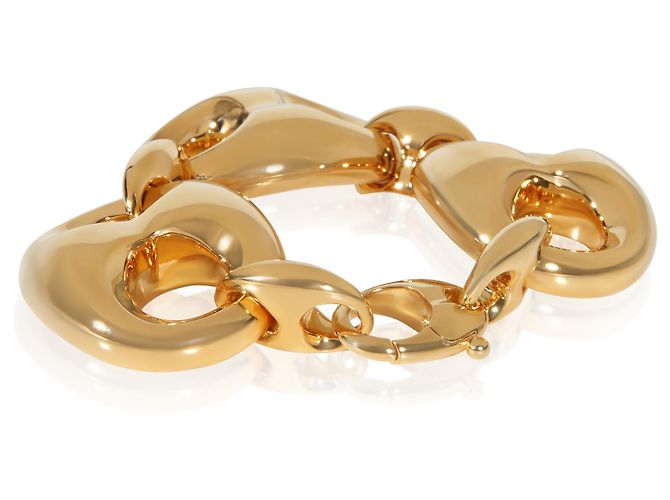 Bracciale a maglie Mariners placcato oro Gucci - vista 3