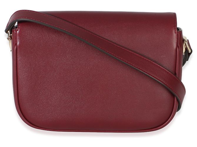 Borsa a tracolla piccola Gucci Red Soft Calfskin Horsebit 1955 Rosso - vista 2