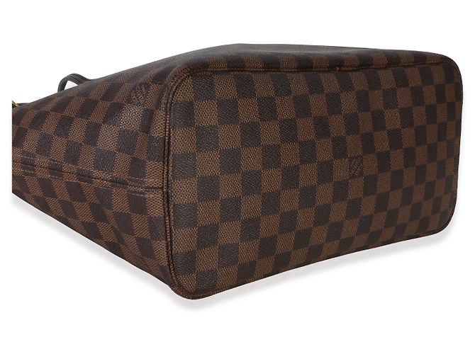 Louis Vuitton Damier Ebene Canvas Neverfull MM Marrone - vista 5