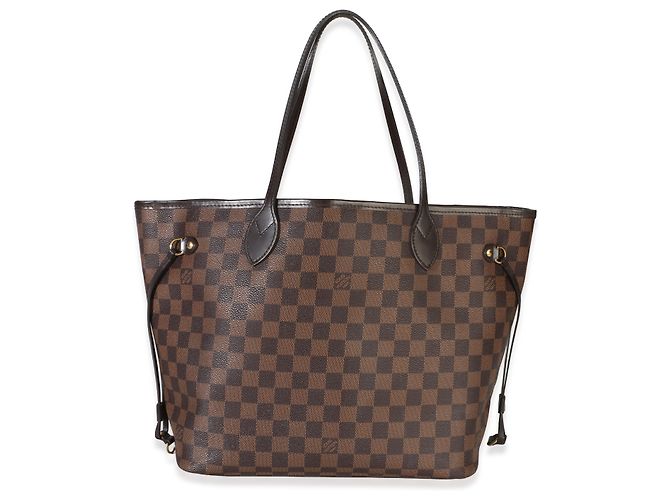 Louis Vuitton Damier Ebene Canvas Neverfull MM Marrone - vista 7