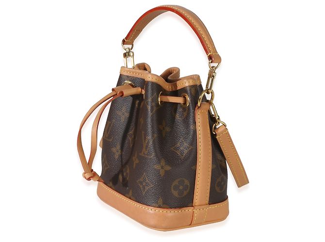 Louis Vuitton Monogram Canvas Nano Noe NV Marrone - vista 3