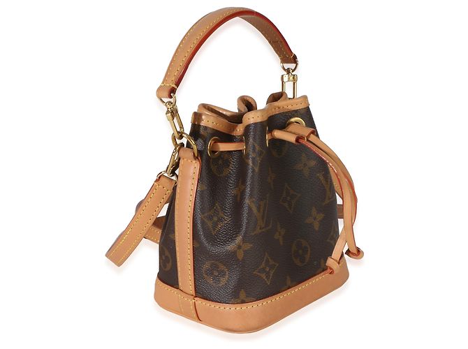 Louis Vuitton Monogram Canvas Nano Noe NV Marrone - vista 4