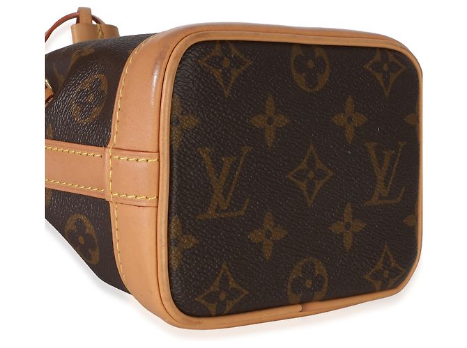 Louis Vuitton Monogram Canvas Nano Noe NV Marrone - vista 5