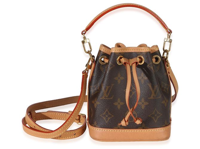 Louis Vuitton Monogram Canvas Nano Noe NV Marrone - vista 8