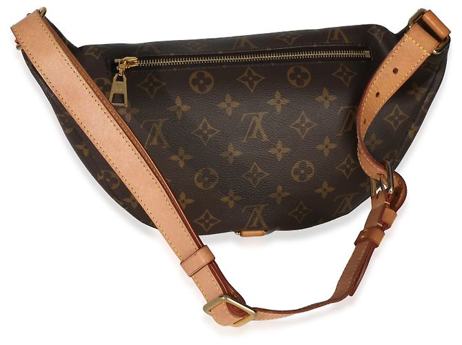 Bumbag in tela Monogram Louis Vuitton Marrone - vista 2