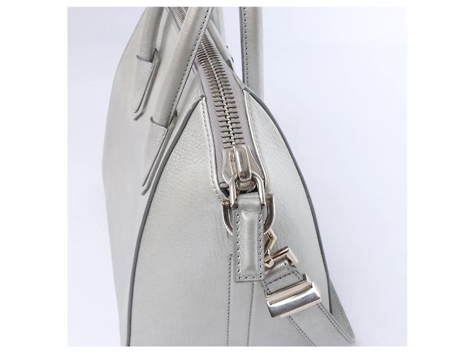 Borsa a mano 2Way in pelle Givenchy Antigona Argento Nero - vista 4