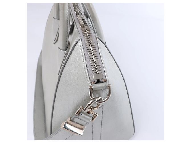 Borsa a mano 2Way in pelle Givenchy Antigona Argento Nero - vista 5