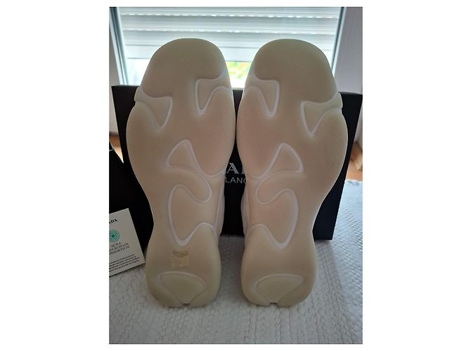 Prada Re-Edition Nappa Leder Sneaker Weiß - Ansicht 9