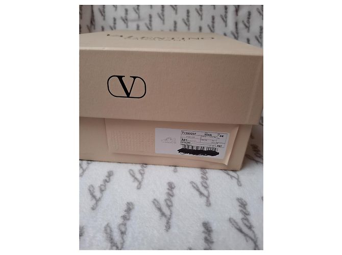 Valentino Garavani Sneakers One Stud Nero Bianco - vista 11