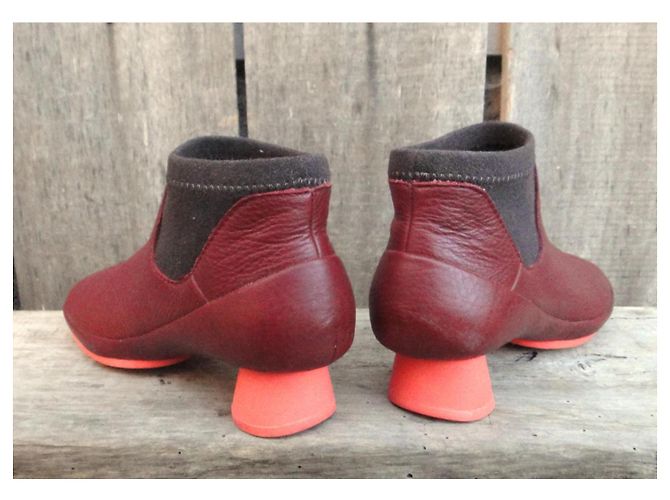 Autre Marque Botas Camper de cuero rojo Roja - vista 5
