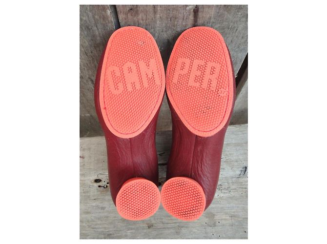 Autre Marque Botas Camper de cuero rojo Roja - vista 7