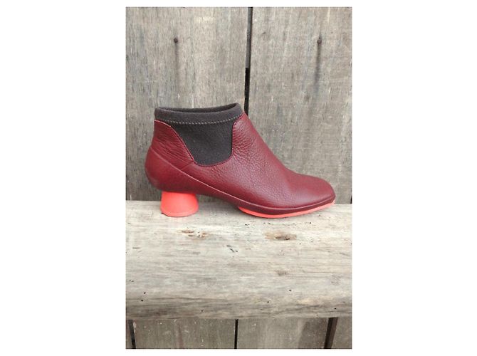 Autre Marque Botas Camper de cuero rojo Roja - vista 9