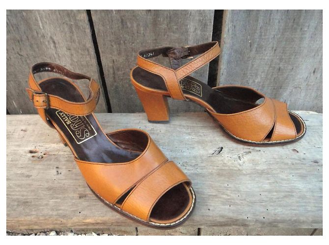 Sandali Bally vintage nuovo stato Marrone - vista 3