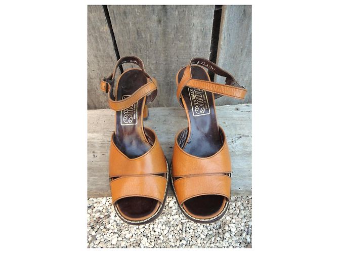 Sandali Bally vintage nuovo stato Marrone - vista 4