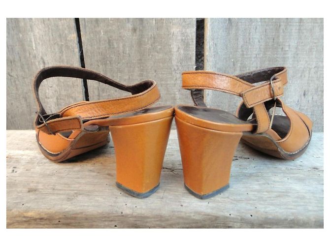 Sandali Bally vintage nuovo stato Marrone - vista 5