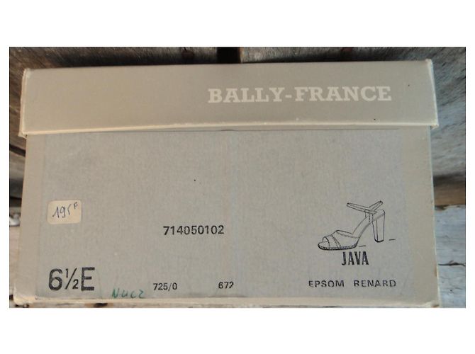 Sandali Bally vintage nuovo stato Marrone - vista 9