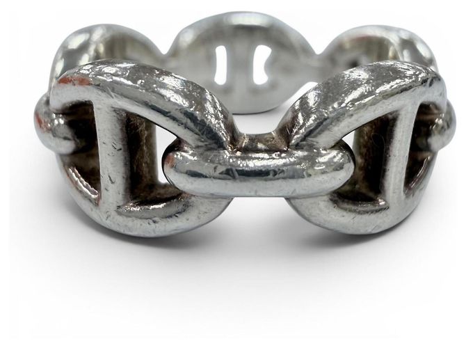 Hermès Hermes Enchainée PM AG925 Chaine d'Ancre Ring Silber - Ansicht 3
