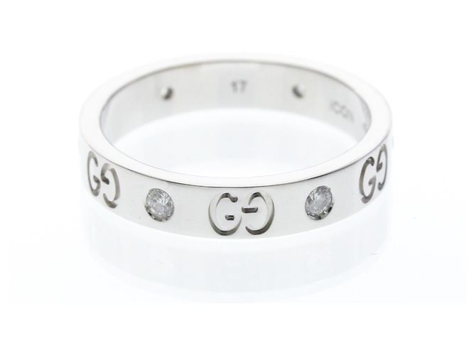 Gucci Icon Ring aus Weißgold mit Diamanten - Ansicht 3
