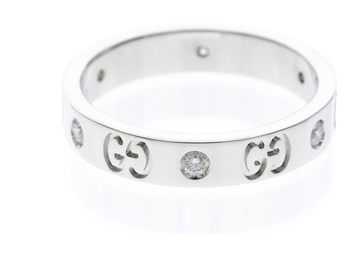 Gucci Icon Ring aus Weißgold mit Diamanten - Ansicht 4