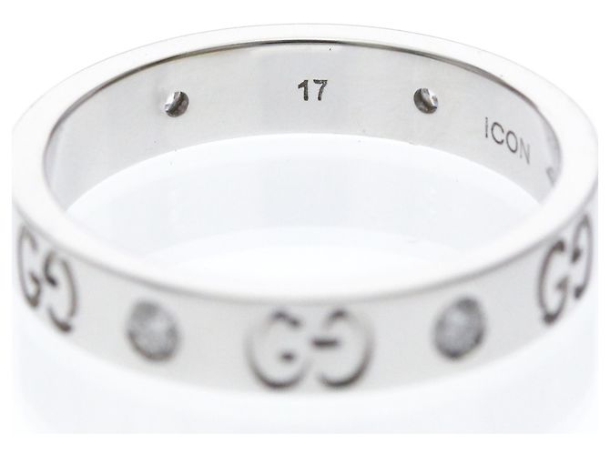 Gucci Icon Ring aus Weißgold mit Diamanten - Ansicht 7