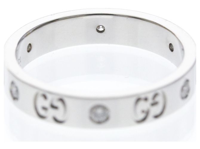Gucci Icon Ring aus Weißgold mit Diamanten - Ansicht 8
