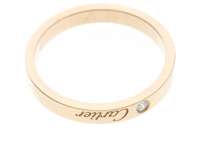 C de Cartier Ehering aus 18K Roségold Golden - Ansicht 9