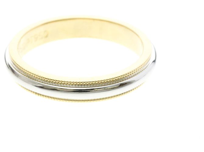 Tiffany & Co Tiffany Milgrain Band Ring Silber Golden - Ansicht 4
