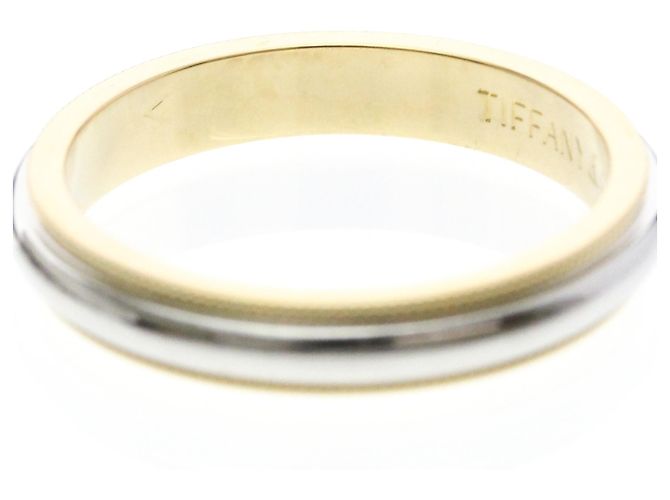 Tiffany & Co Tiffany Milgrain Band Ring Silber Golden - Ansicht 8