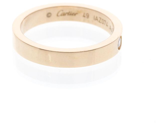 C de Cartier Ehering mit Diamant in Roségold Golden - Ansicht 4