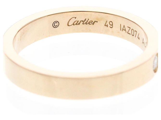 C de Cartier Ehering mit Diamant in Roségold Golden - Ansicht 7