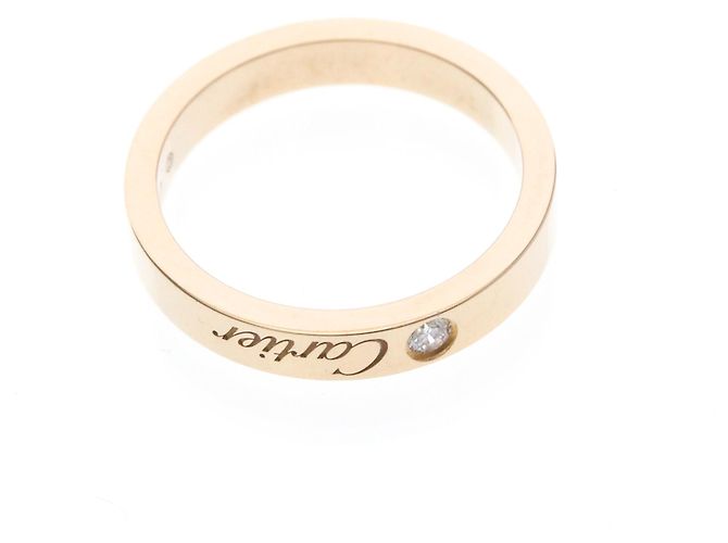 C de Cartier Ehering mit Diamant in Roségold Golden - Ansicht 9